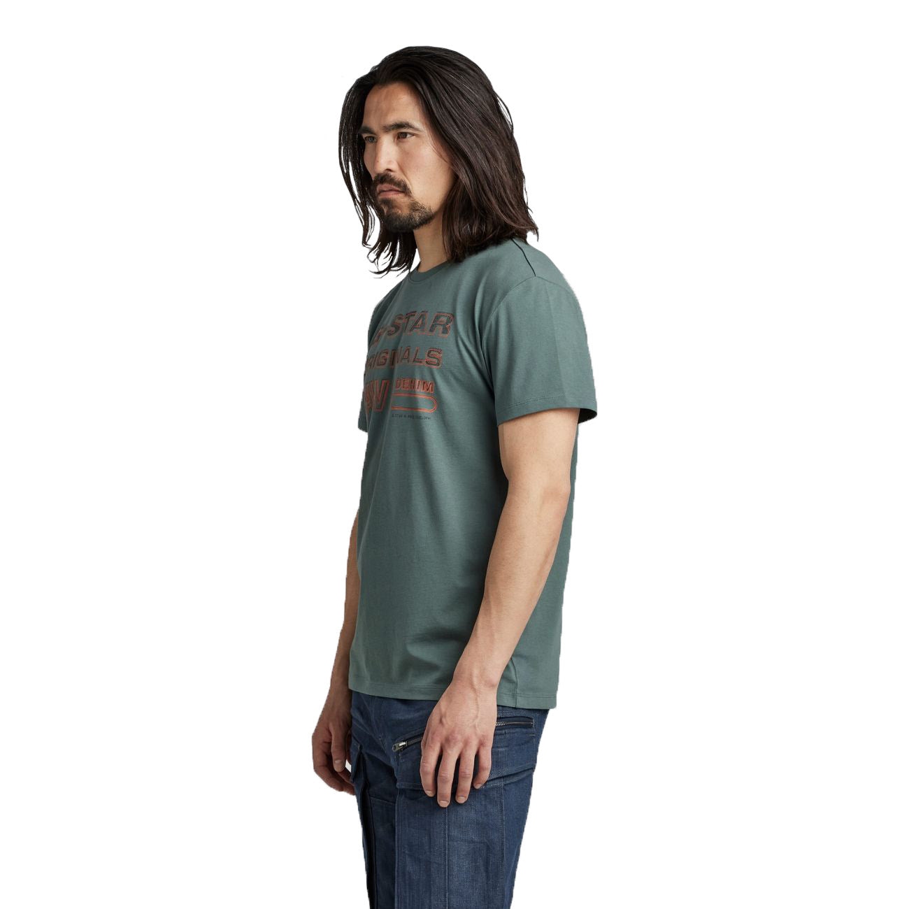G-STAR RAW DENIM ORIGINALS STAMP R T Herren T-Shirt